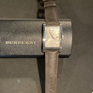 Burberry Swiss Quartz Leather Strap Watch